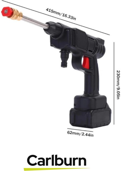 Premium Süper Güçlü 48V Şarjlı Çift Bataryalı Taşınabilir Basınçlı Yıkama Bahçe Sulama Oto Tabancası fırsatları
