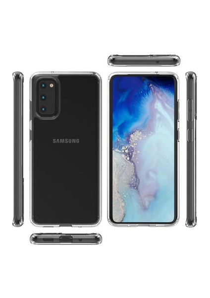 Samsung Galaxy S20 Kılıf Şeffaf Tam Koruma Sağlayan Premium Tpu Silikon Kapak Ryc/coss