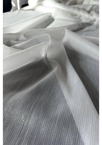 Ağır Gramalı Lüks ve Estetik Dokunuş Bambu Model 1/2 Seyrek Pileli Tül Perde indirimleri