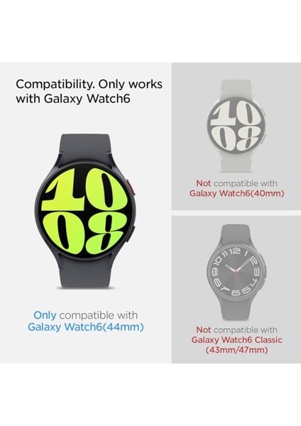 Galaxy Watch 6 (44MM) Cam Ekran Koruyucu Kolay Kurulum Glas.tr Ez Fit Slim Hd (2 Adet) - AGL06520 fiyatları