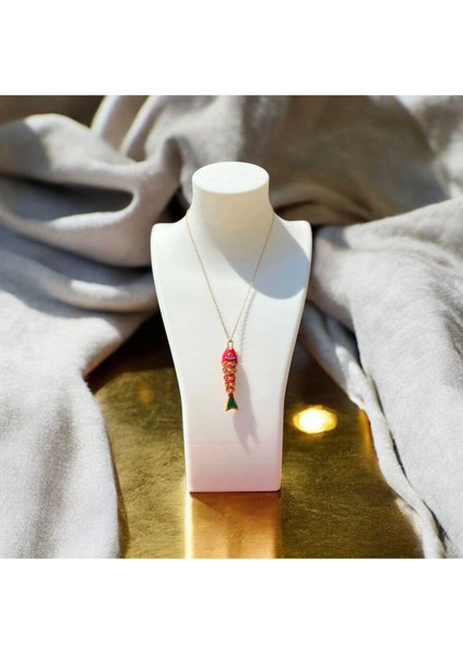 Kırmızı Balık Çelik Kolye fiyatları