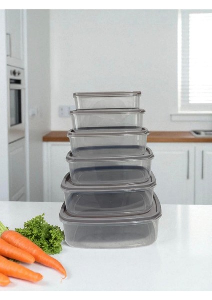 6'lı Saklama Kabı Seti (300 ml - 3150 Ml)