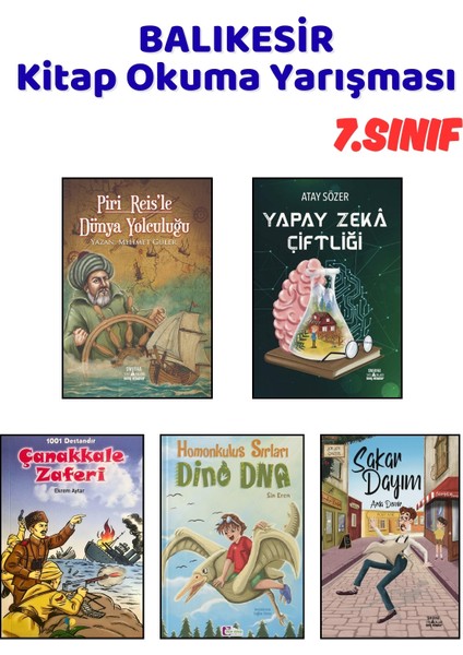 Balıkesir Kitap Okuma Yarışması 7.sınıf Kitapları, 5 Kitap Set, 7.sınıf Masal Öykü