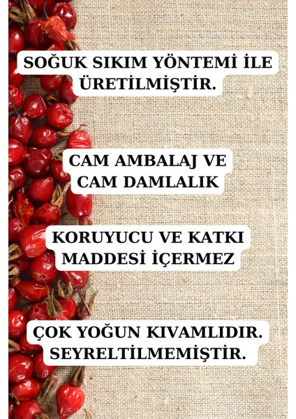 Kuşburnu Çekirdeği Yağı (20 M)L - % 100 Saf Soğuk Sıkım Kuşburnu Yağı fiyatları