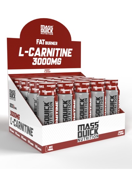 L-Karnitin 3000 Mg – Vişne Aromalı - 20’li Shot