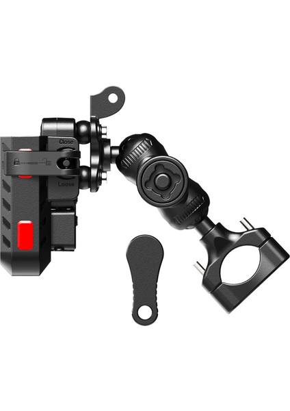 Yeni Profesyonel Titreşim Modüllü Ayna ve Gidon Bağlantılı Motosiklet Bisiklet Atv Telefon Tutucu fırsatları