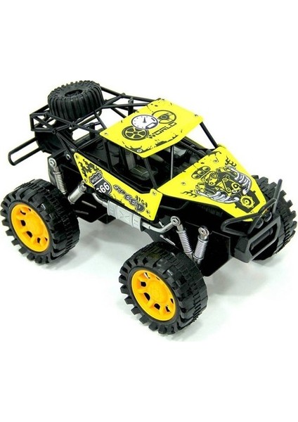 Rock Crawler Metal Büyük Sürtmeli Arazi Aracı Sarı