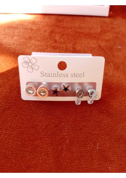 Çoklu Çelik Küpe Set fırsatları