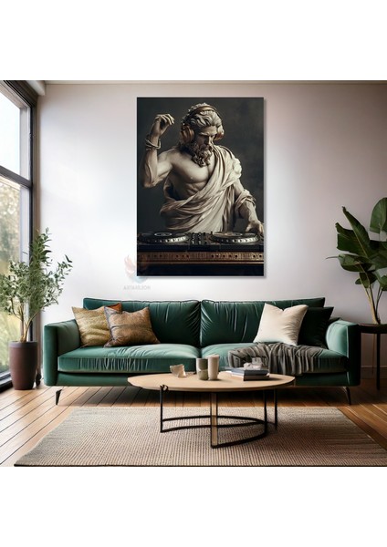 Kanvas Tablo Ev Ofis Duvar Tablosu Dj Zeus Yeni Ev Hediyesi Kanvas Ev Dekoru