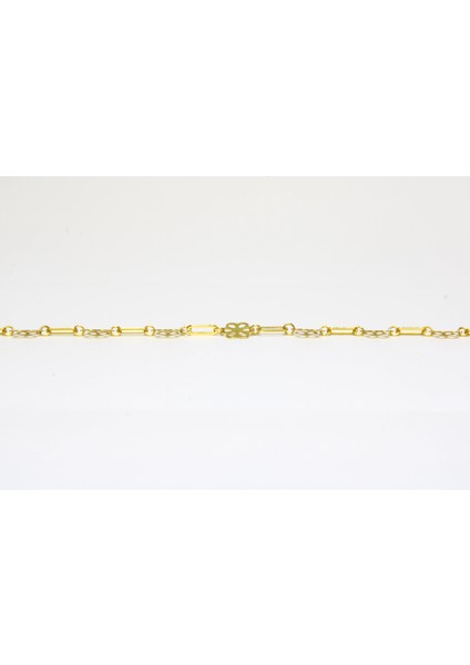 14 Ayar Altın Papatya Modeli Bileklik indirimleri