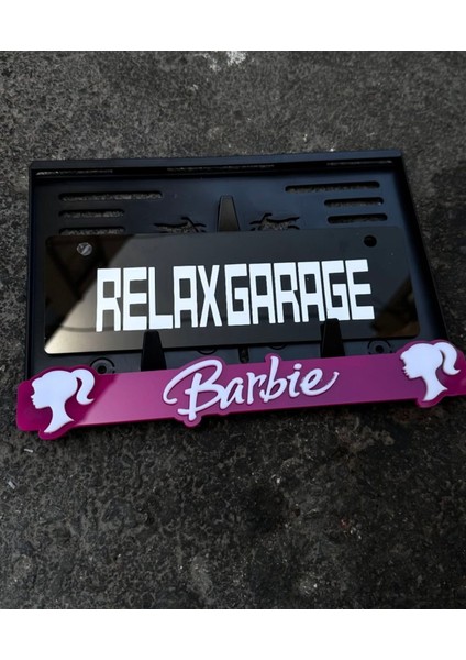 Barbie Motor Pleksi Plakalık