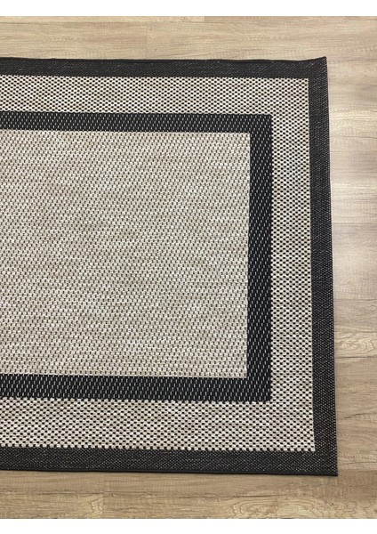 1149 Bej Siyah Sisal Plus Jüt Halı modelleri