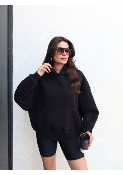 Şardonlu Kanguru Cep Sweatshirt indirimleri