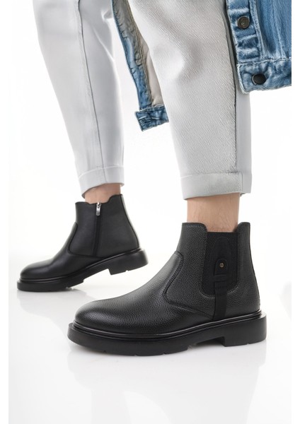 Geralt Fermuarlı Içi Kürklü Erkek Kışlık Bot fiyatları