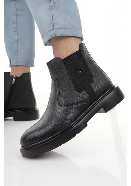 Geralt Fermuarlı Içi Kürklü Erkek Kışlık Bot modelleri