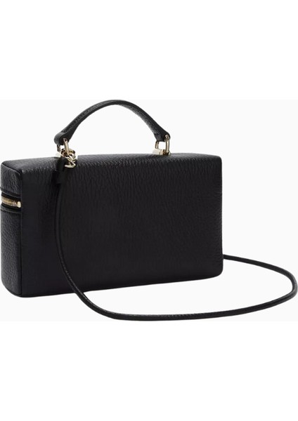 Mini Camelia Siyah Deri Vanity Bag, Lüks, Şık ve Çok Yönlü Çanta modelleri