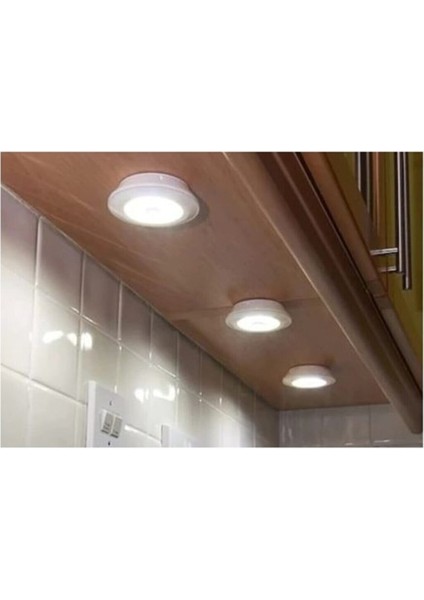 Uzaktan Kumandalı 3 Lü Spot LED Lamba Kablosuz Pilli Işıldak fiyatları