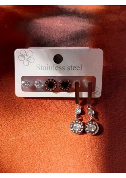 Çoklu Çelik Küpe Set modelleri