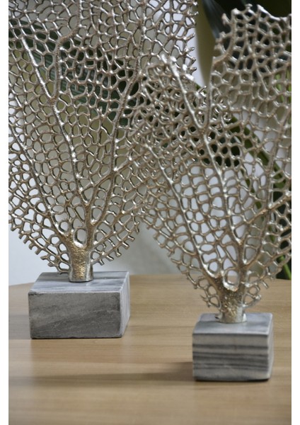 2 Li Soy Ağacı Tekli Büyük Gümüş Obje Mercan 37-51 cm fırsatları