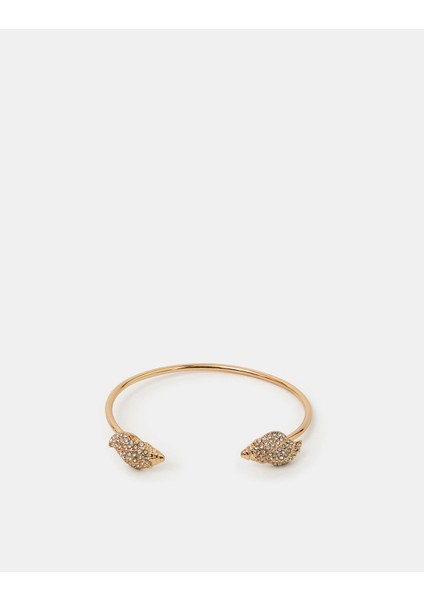 Pave Shell Cuff Gold fiyatları