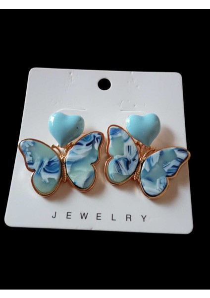 Kelebek Çelik Küpe