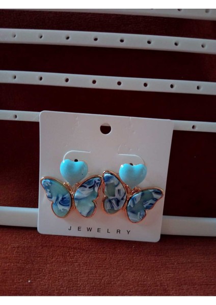 Kelebek Çelik Küpe modelleri