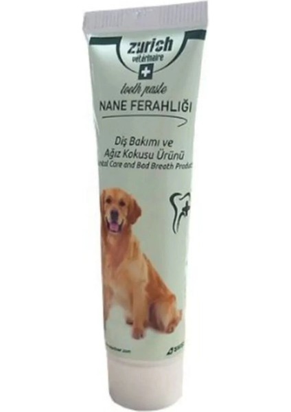 Zurıch Dog Ağız ve Diş Bakım Paste 100 gr Nane Ferahlığı