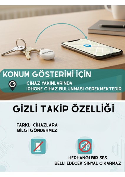 Mini Ios Android Uyumlu Airtag Anlık Geçmişe Dönük Konum Gps Araç Motor Çocuk Akıllı Gizli Takip Cihazı (5-10 Dakika Aralıklı Sinyal Alır) fiyatları