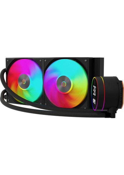 HL240 Frostbite 240MM LED Argb Am5 ve LGA1700 Uyumlu Siyah Sıvı Soğutucu fiyatları