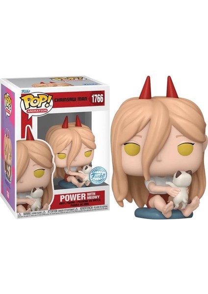 Pop Animation Chainsaw Man - Power With Meowy (Special Edition)* NO:1766