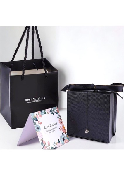 Kırmızı Gül Içinde Takı Kutusu, Nişan ve Evlilik Hediye Seçeneği