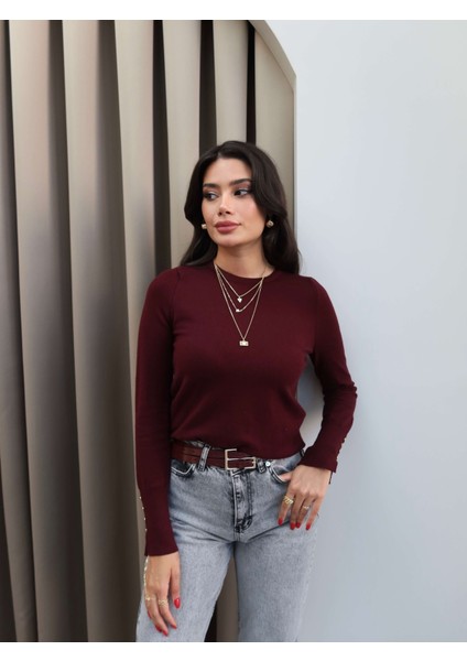 Uzun Kol Düğmeli Triko Body indirimleri