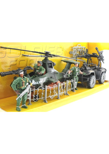 Atv ve Helikopterli Askeri Oyun Seti modelleri