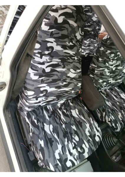 Fiat Tempra Kırmızı Siyah Kamuflaj Servis Kılıfı