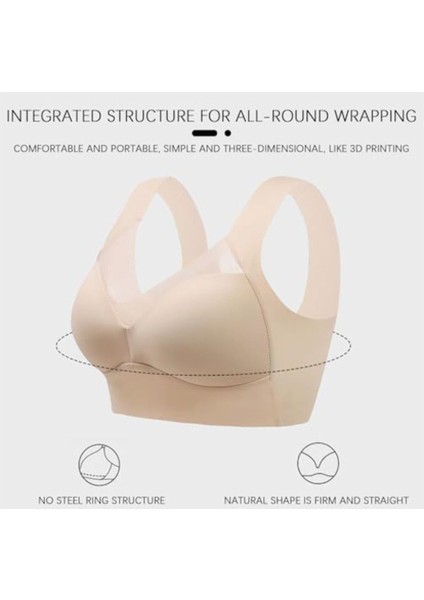 Kadınlar Için Balensiz Sütyenler, Nefes Alabilir Destekli Dikişsiz Telsiz Uyku Sütyeni, U-Sırt Tasarımı, Çelik Halkası Yok, Sarkma Önleyici ve Yan Pürüzsüzleştirici modelleri