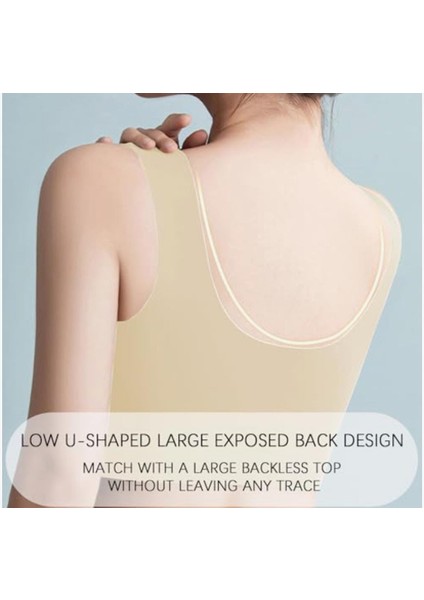 Kadınlar Için Balensiz Sütyenler, Nefes Alabilir Destekli Dikişsiz Telsiz Uyku Sütyeni, U-Sırt Tasarımı, Çelik Halkası Yok, Sarkma Önleyici ve Yan Pürüzsüzleştirici fiyatları