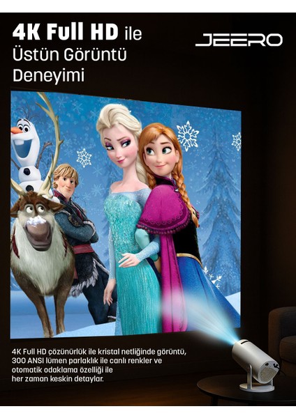 HY300PRO Multimedia Ultra Hd 1080 Pixel Android 12 Projeksiyon Cihazı (Türkçe Menü) modelleri