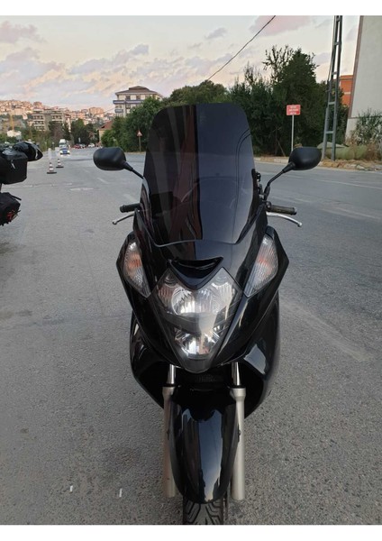 Honda Silverwing Fjs 400 Siperlik Ön Cam 2001-2012 Model 52CM Siyah Renkli 4mm