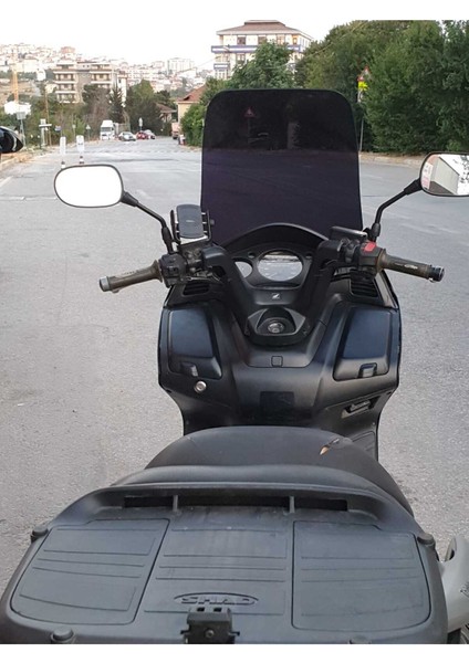 Honda Silverwing Fjs 400 Siperlik Ön Cam 2001-2012 Model 52CM Siyah Renkli 4mm fırsatları