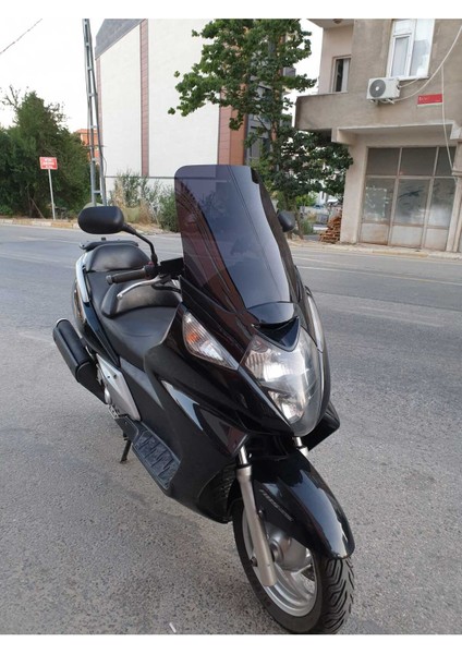 Honda Silverwing Fjs 400 Siperlik Ön Cam 2001-2012 Model 52CM Siyah Renkli 4mm indirimleri