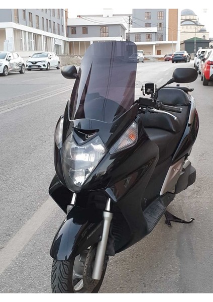 Honda Silverwing Fjs 400 Siperlik Ön Cam 2001-2012 Model 52CM Siyah Renkli 4mm