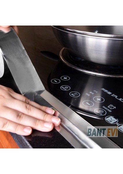 3m 3381 Folyo Bant 5cmx5mt Yüksek Isıya Dayanıklı Metal Tamir Yalıtım Alüminyum Izolasyon Bandı