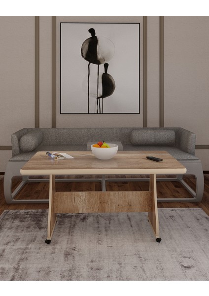 Tekerlekli Mdf Masa %100 Mdf Orta Sehpa Salon Masa Sehpa indirimleri