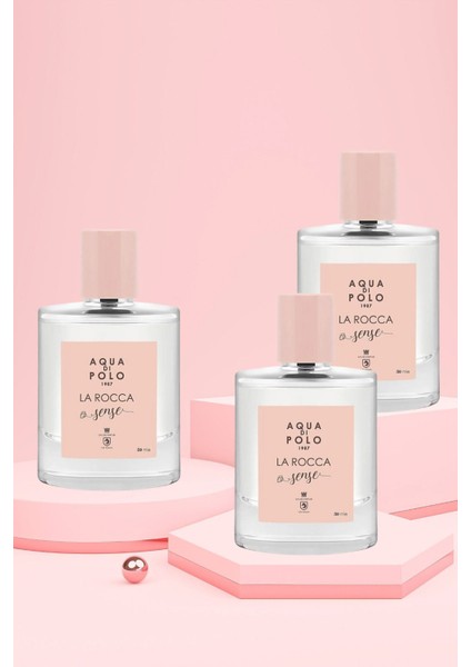 La Rocca Sense 3’lü Kadın Parfüm Fırsat Seti STCC010901