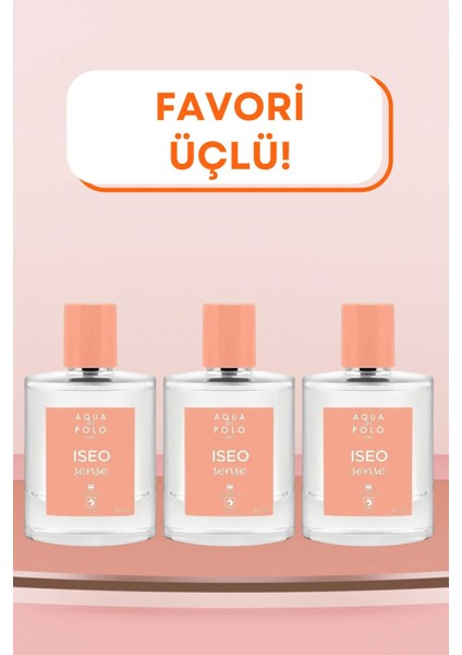 Iseo Sense Kadın Parfüm Seti 3'lü STCC011003 indirimleri