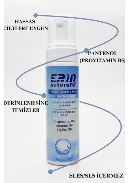 Besleyici Yüz Temizleme Köpüğü - Sülfatsız 200 ml fırsatları