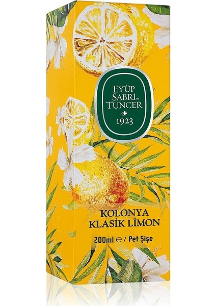 Limon Kokulu Kolonya 200 ml 80 Derece Pet Şişe Yerli Üretim Kaliteli fırsatları