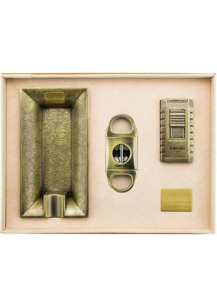 Yeni Seri Dizayn Üçlü Gold Puro Seti