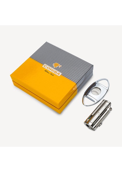 3 Torch Çakmak Ve Kesici Puro Seti Silver fırsatları