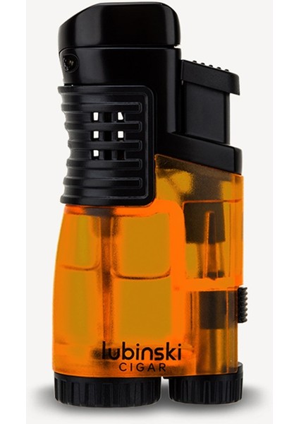 3 Torch Çakmak Ve Kesici Puro Seti Turuncu modelleri